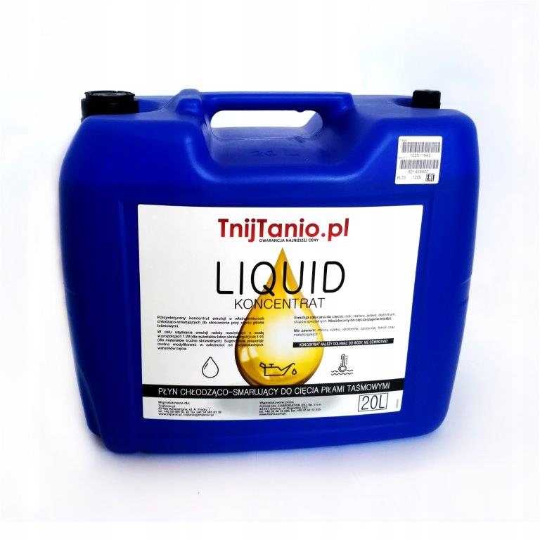 TnijLacná LIQUID chladiaca a mazacia kvapalina 20L